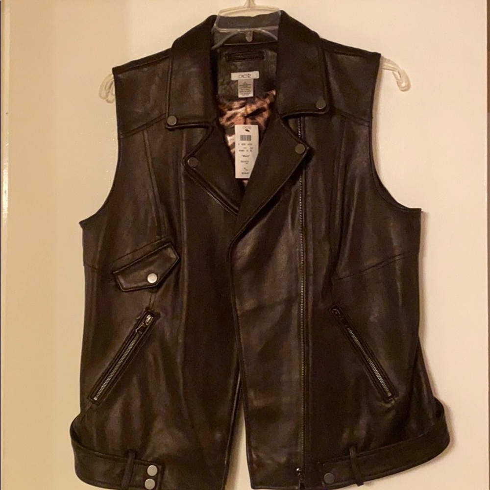 Black Leather vest